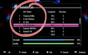 DD FREE DISH MPEG4 SET TOP BOX SCANNING STEP