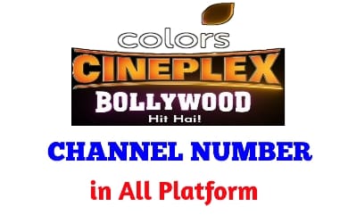 colors cineplex bollywood channel number