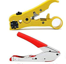 Compression Tool & Stripping Tool for Wire Cables