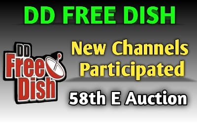NEW CHANNELS PARTICIPATED IN DD FREE DISH E AUCTION