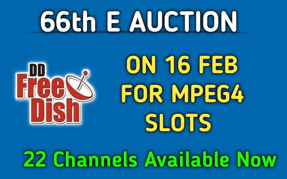 dd free dish 66 e auction for new channels