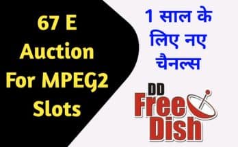 67 e auction for dd free dish mpeg2 slot