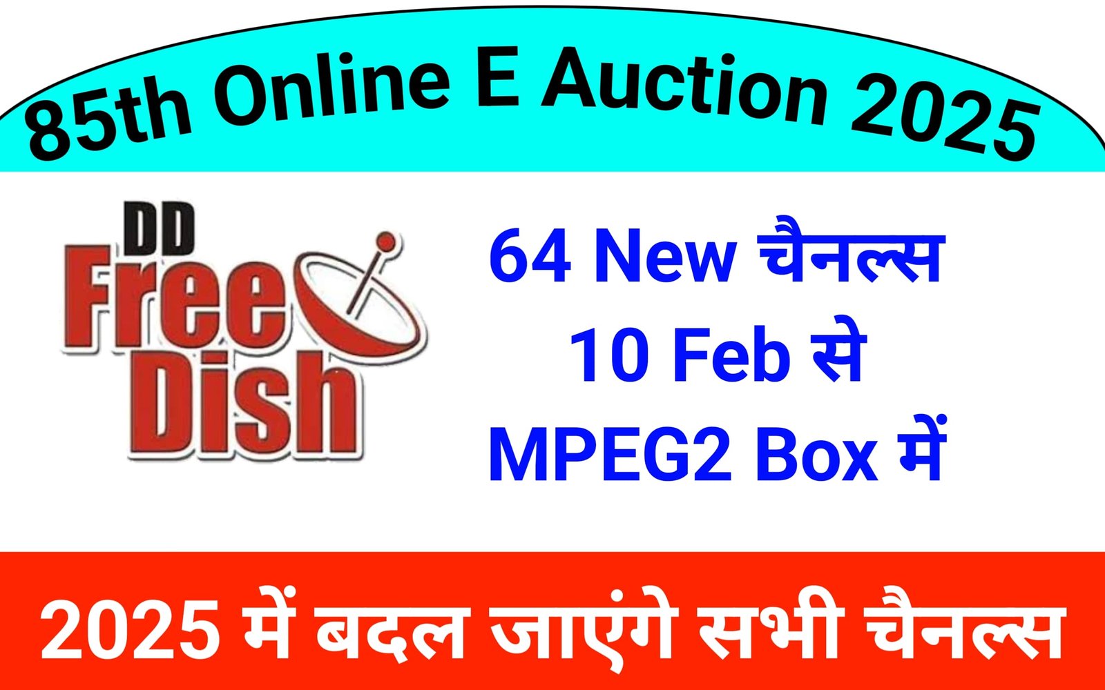 DD Free Dish MPEG2 E Auction 85 Annual E Auction