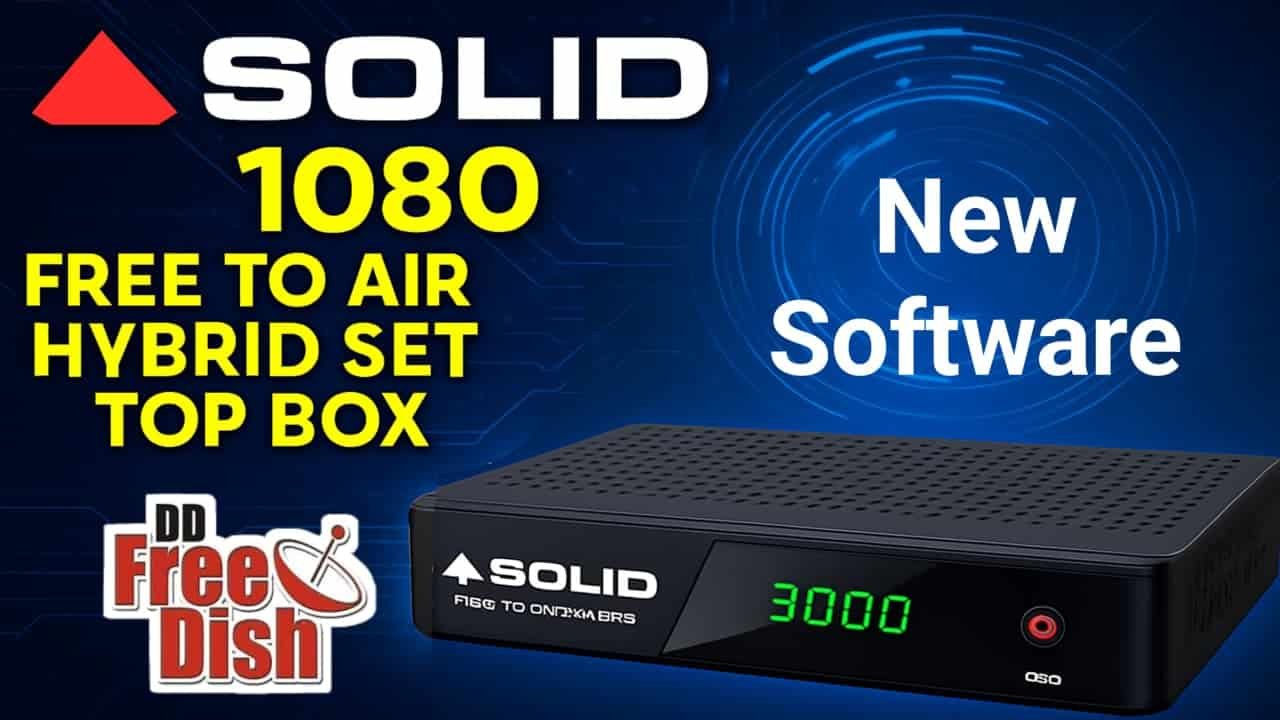 Solid 1080 Android Hibrid Set Top Box New Software