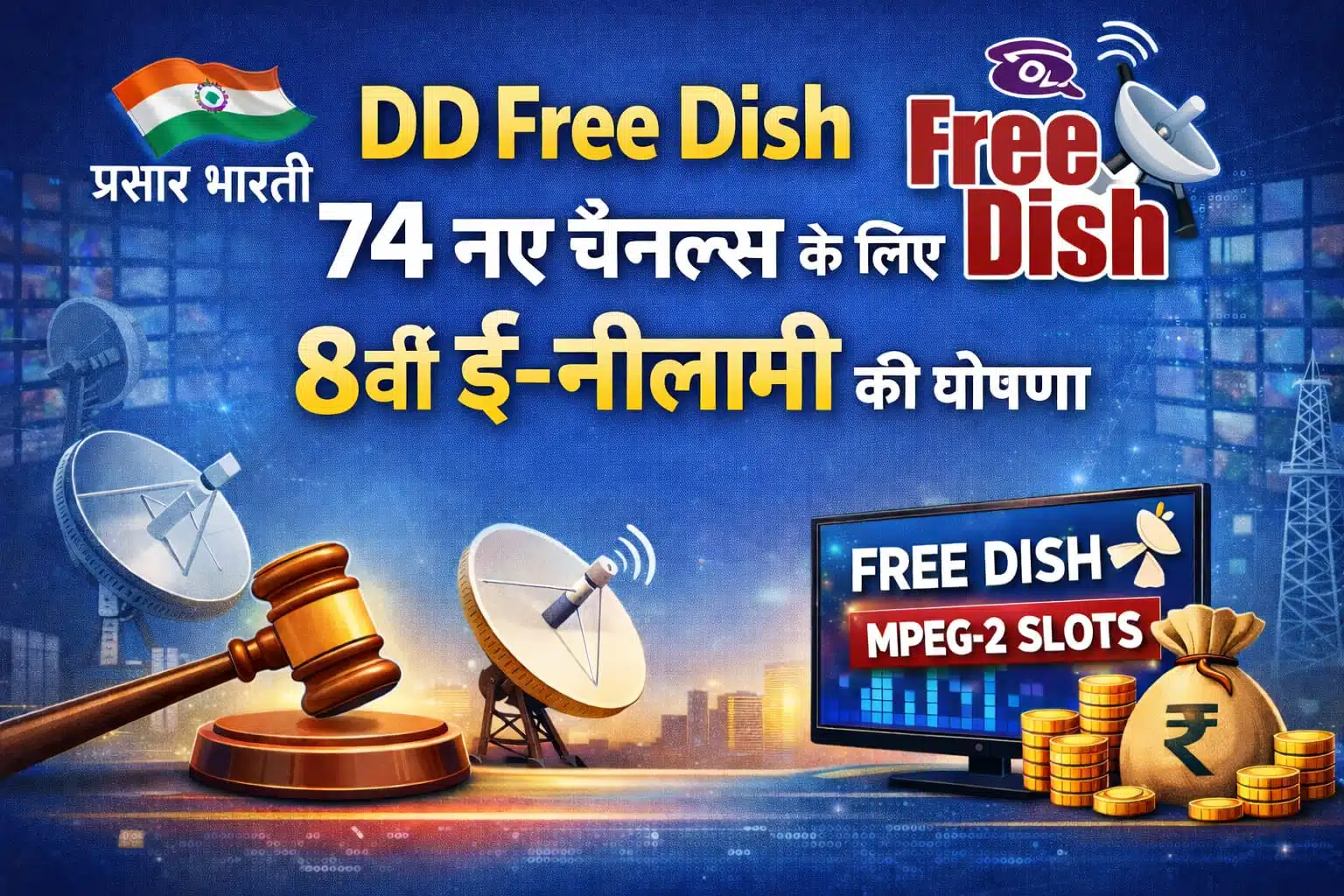 DD Free Dish 8th Annual E Auction For Mpeg2 Slots