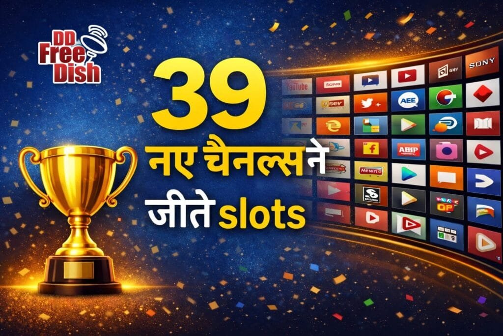 39 New Channels Won Slots on DD Free Dish